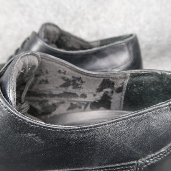 Nunn Bush Shoes Mens 9 Derby Oxford Dress Cap Toe Black Leather Classic Formal main image 6